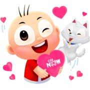 GSB NOW × PangPond Sticker for LINE & WhatsApp | ZIP: GIF & PNG