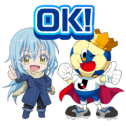 J.LEAGUE & ten-sura stickers J.LEAGUE&ten-sura stickers Sticker for LINE & WhatsApp | ZIP: GIF & PNG