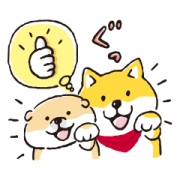SHIBANBAN × NTT DOCOMO Sticker for LINE & WhatsApp | ZIP: GIF & PNG