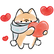 Shiba Inu Dog×LINE Part Time Jobs Sticker for LINE & WhatsApp | ZIP: GIF & PNG