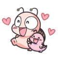 Tumurin Fall in Love Sticker for LINE & WhatsApp | ZIP: GIF & PNG