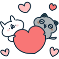 USAGI TEIKOKU×NURO’s nyaro Sticker for LINE & WhatsApp | ZIP: GIF & PNG