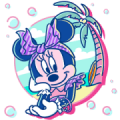Citypop Minnie Mouse Sticker for LINE & WhatsApp | ZIP: GIF & PNG