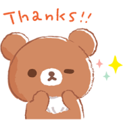 Conveying Feelings with Chairoikoguma Sticker for LINE & WhatsApp | ZIP: GIF & PNG