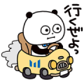GOKIGEN PANDA&Mitsui shopping park point Sticker for LINE & WhatsApp | ZIP: GIF & PNG