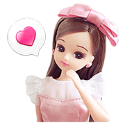 LINE PLAY × Licca Sticker for LINE & WhatsApp | ZIP: GIF & PNG