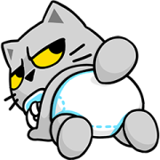 Meow Zhua Zhua 22: Happy 2Gether Sticker for LINE & WhatsApp | ZIP: GIF & PNG