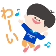 Panasonic shop character Sticker for LINE & WhatsApp | ZIP: GIF & PNG