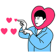 REAL COUPLE (Boyfriend) Sticker for LINE & WhatsApp | ZIP: GIF & PNG