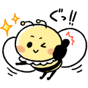 Yamada Bee Farm’s Api Chan Sticker for LINE & WhatsApp | ZIP: GIF & PNG