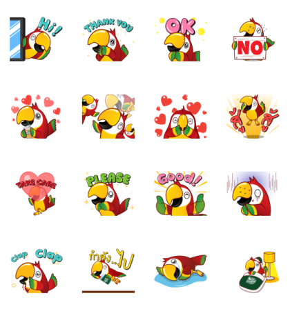 ZonZon's Overaction Line Sticker GIF & PNG Pack: Animated & Transparent No Background | WhatsApp Sticker