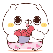 Friends Cat Spring Romance Sticker for LINE & WhatsApp | ZIP: GIF & PNG