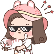 GaemDang Big Stickers Sticker for LINE & WhatsApp | ZIP: GIF & PNG