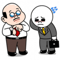 A Boss's Life Sticker for LINE & WhatsApp | ZIP: GIF & PNG