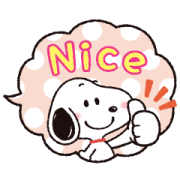Animated Snoopy Speech Balloons Sticker for LINE & WhatsApp | ZIP: GIF & PNG