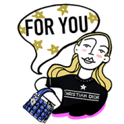 Dior Thailand exclusive LINE stickers Sticker for LINE & WhatsApp | ZIP: GIF & PNG