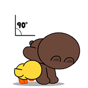 LINE Characters: Making Amends Sticker for LINE & WhatsApp | ZIP: GIF & PNG