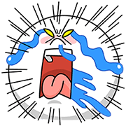 LINE Characters: Screen Hogs Sticker for LINE & WhatsApp | ZIP: GIF & PNG