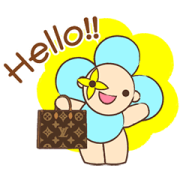 LINE Stickers LOUIS VUITTON - VIVIENNE STICKERS Free Download (Preview with  GIF Animation)