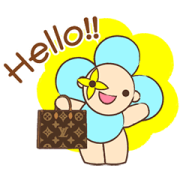 LOUIS VUITTON'S ADORABLE MASCOTS, Sticker List: LINE, WhatsApp, Telegram