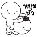 Moi and Meng 10 Love very much mang? Sticker for LINE & WhatsApp | ZIP: GIF & PNG