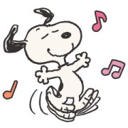 Snoopy Voice Stickers Sticker for LINE & WhatsApp | ZIP: GIF & PNG