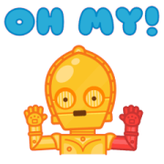 Star Wars Animated Stickers Star Wars Animated Stickers Sticker for LINE & WhatsApp | ZIP: GIF & PNG