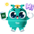 Tank Tank Good Mood Good Food Sticker for LINE & WhatsApp | ZIP: GIF & PNG