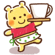 Winnie the Pooh by Honobono Sticker for LINE & WhatsApp | ZIP: GIF & PNG