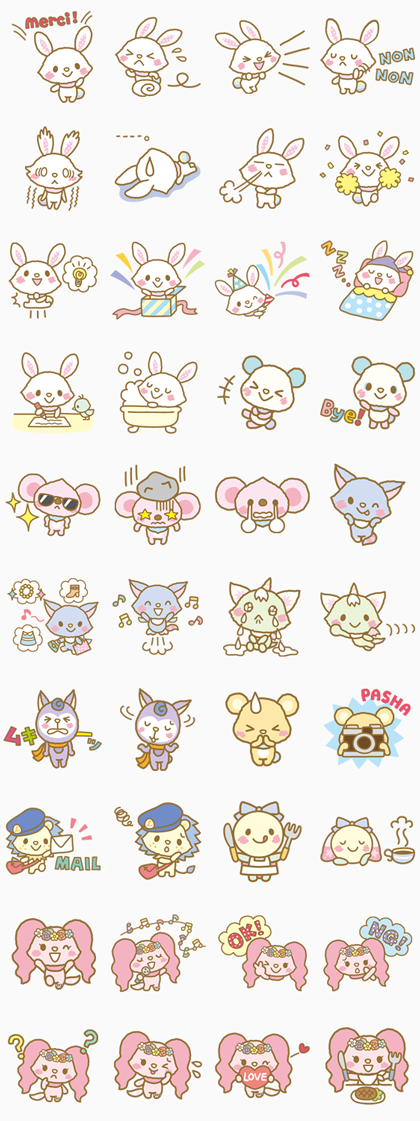 Wish me mell Line Sticker GIF & PNG Pack: Animated & Transparent No Background | WhatsApp Sticker