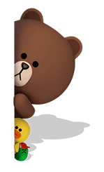 3D LINE Characters 3D LINE Characters Sticker for LINE & WhatsApp | ZIP: GIF & PNG