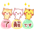 Animated Cats 7 Sticker for LINE & WhatsApp | ZIP: GIF & PNG
