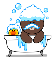 Brown: Special Edition Sticker for LINE & WhatsApp | ZIP: GIF & PNG