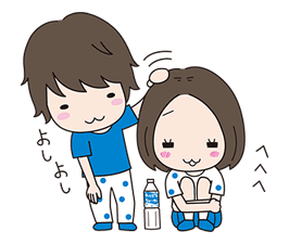 CALPIS Water Sticker for LINE & WhatsApp | ZIP: GIF & PNG