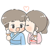 ChuchuBobo: Summer Festival ✿ ChuchuBobo: Summer Festival ✿ Sticker for LINE & WhatsApp | ZIP: GIF & PNG