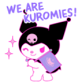 Kuromi #KUROMIfy the World Sticker for LINE & WhatsApp | ZIP: GIF & PNG