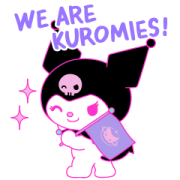 Kuromi #KUROMIfy the World Sticker for LINE & WhatsApp | ZIP: GIF & PNG