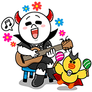 LINE Characters: Devil Version II Sticker for LINE & WhatsApp | ZIP: GIF & PNG