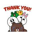 LINE Characters: Friends Altogether! Sticker for LINE & WhatsApp | ZIP: GIF & PNG