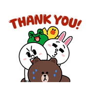 LINE Characters: Friends Altogether! LINE Characters: Friends Altogether! Sticker for LINE & WhatsApp | ZIP: GIF & PNG