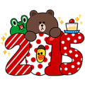 LINE Characters: Holiday Special Sticker for LINE & WhatsApp | ZIP: GIF & PNG