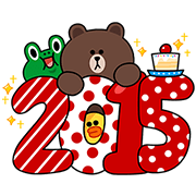 LINE Characters: Holiday Special Sticker for LINE & WhatsApp | ZIP: GIF & PNG