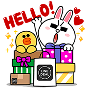 LINE Characters: LINE DEAL Special LINE Characters: LINE DEAL Special Sticker for LINE & WhatsApp | ZIP: GIF & PNG