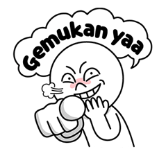 LINE Characters : Reuni Yuk! Sticker for LINE & WhatsApp | ZIP: GIF & PNG