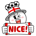 LINE Soccer Fever: England Sticker for LINE & WhatsApp | ZIP: GIF & PNG
