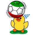 LINE Soccer Fever: Iran Sticker for LINE & WhatsApp | ZIP: GIF & PNG