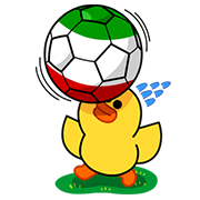LINE Soccer Fever: Iran LINE Soccer Fever: Iran Sticker for LINE & WhatsApp | ZIP: GIF & PNG