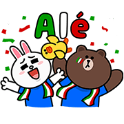 LINE Soccer Fever: Italy Sticker for LINE & WhatsApp | ZIP: GIF & PNG