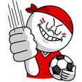LINE Soccer Fever: Korea Sticker for LINE & WhatsApp | ZIP: GIF & PNG