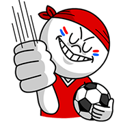 LINE Soccer Fever: Korea Sticker for LINE & WhatsApp | ZIP: GIF & PNG